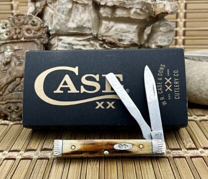 Engraved Genuine Red Stag Baby Doc Knife | Case XX #02
