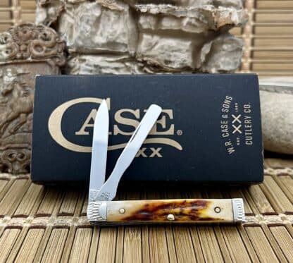 Case XX USA Custom Genuine Red Stag Engraved Baby Doc Doctors Knife #02 – 1 of 50 Made - Image 4