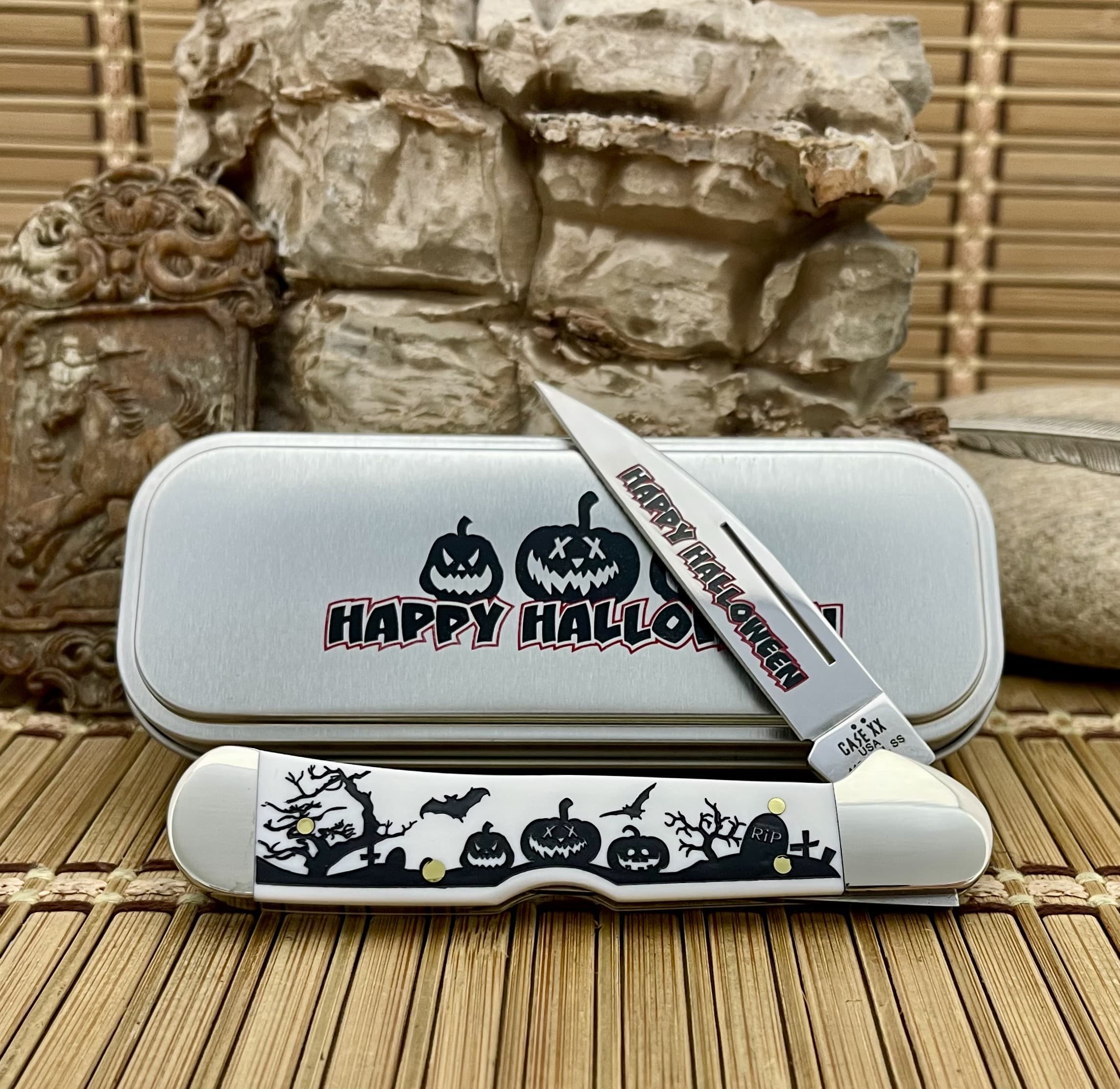 Case Halloween Copperlock Knife | 2025 Smooth White