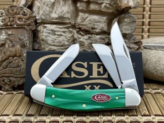 Stunning Case Green Pearl Kirinite Sowbelly Pocket Knife