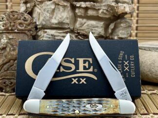 Case Gray Bone Muskrat Knife | Hand Fired Pocket Worn