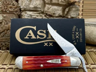 Stunning Case Indian Paintbrush Russlock Pocket Knife