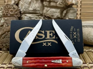 Stunning Case Indian Paintbrush Muskrat Pocket Knife