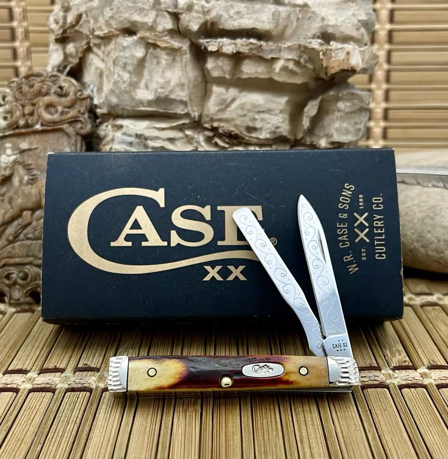 Stunning Case Red Stag Baby Doc Pocket Knife