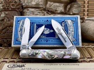 Ultra rare case peacock shell abalone knife prototype