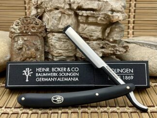 Innovative boker razette straight razor black handle