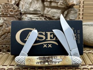 Stunning case bone stag stockman knife