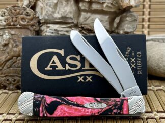 Beautiful case black salmon trapper knife