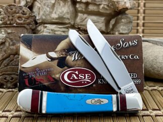 Exotic case turquoise pearl coral knife 2010 trapper