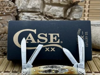 Ultra Rare case bone stag engraved congress #24/50