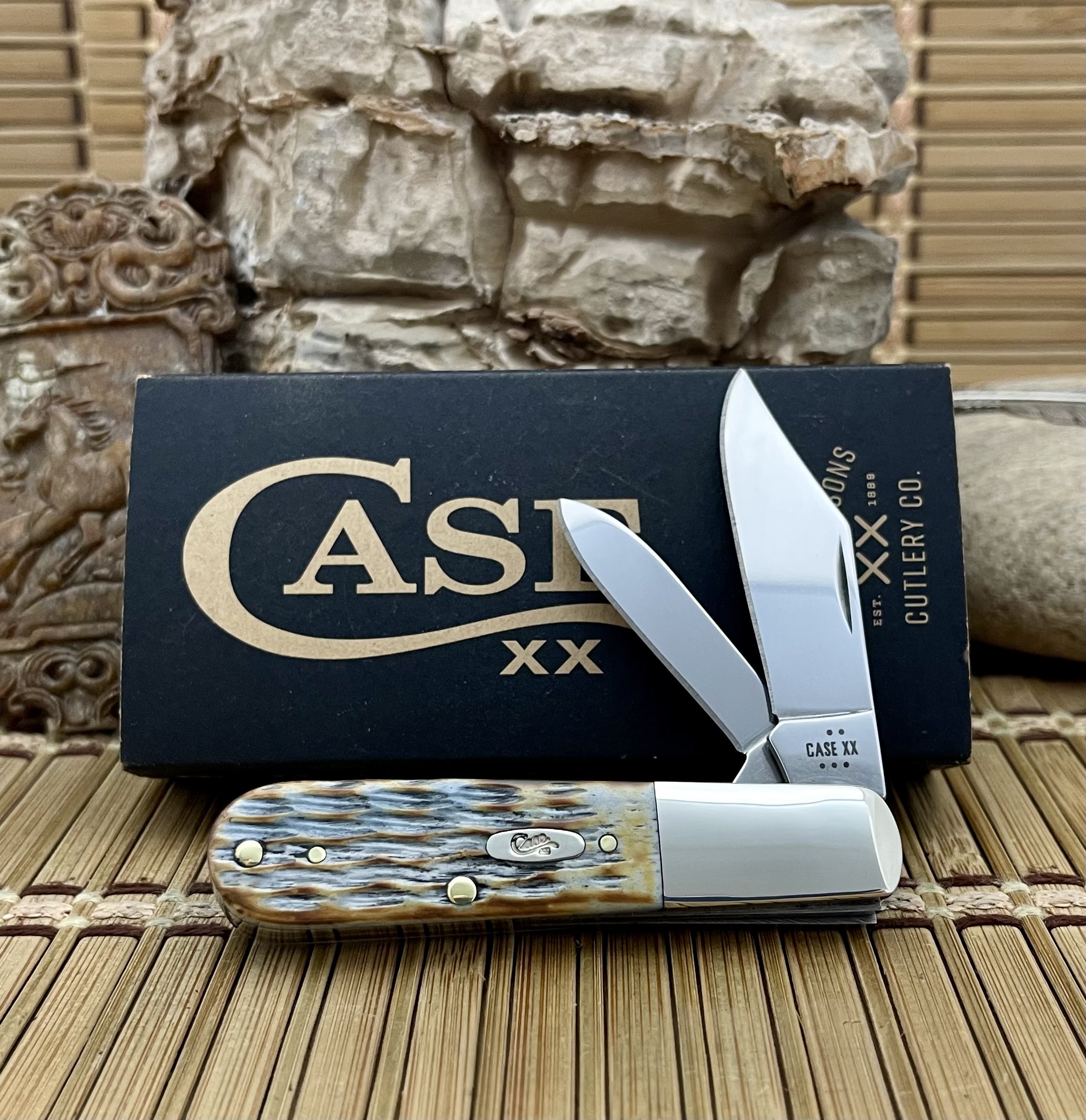 Custom Case XX Carbon Barlow - Hand-Fired Gray Bone