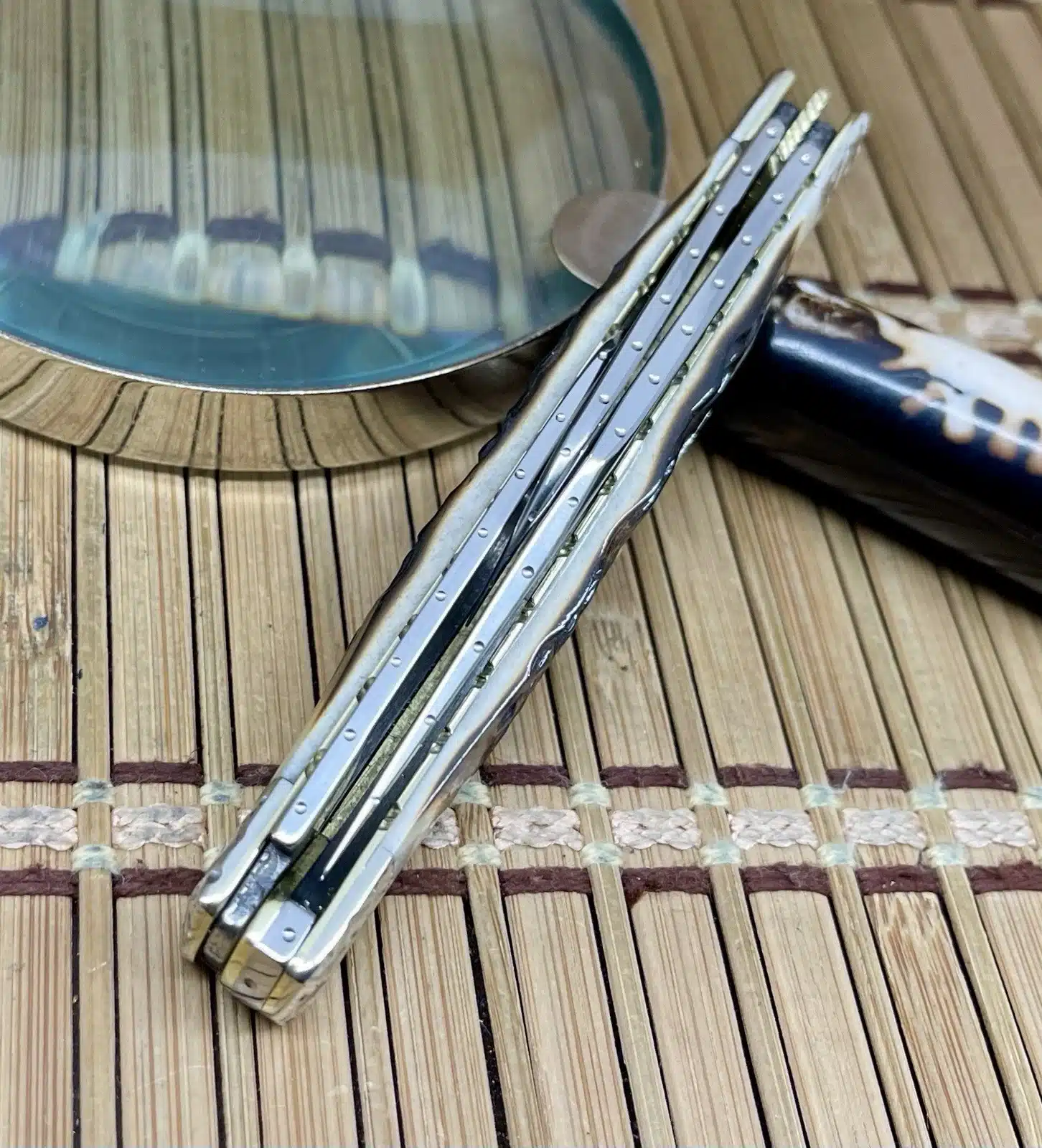 CUSTOM Case XX Large Stockman Pocket Knife - Hand-Fired Amber Bone - #54/100 - Image 2