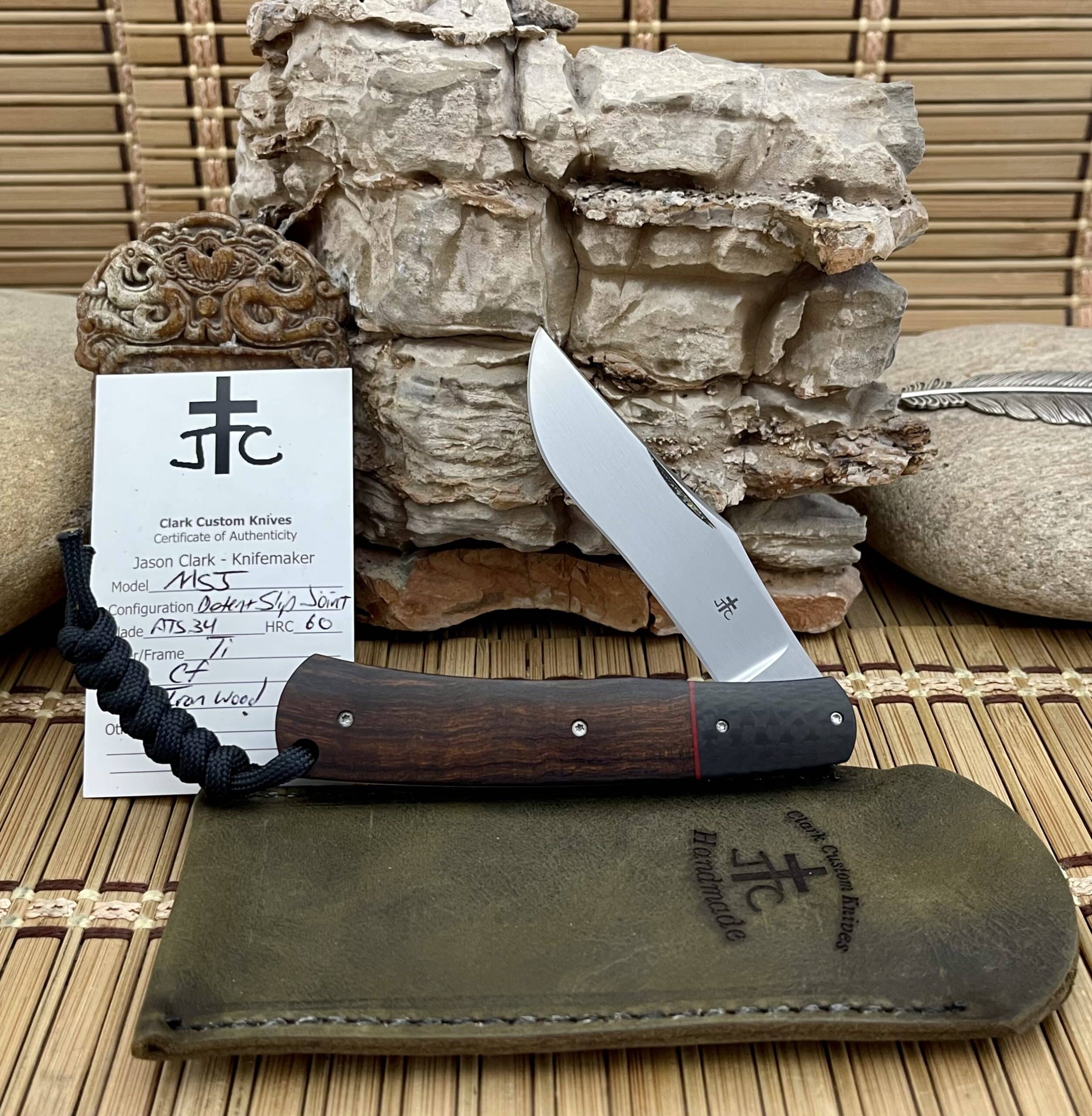 jason clark custom carbon fiber ironwood trapper