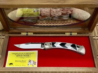 buck 110 custom painted pony pearl hunter Wild Horse