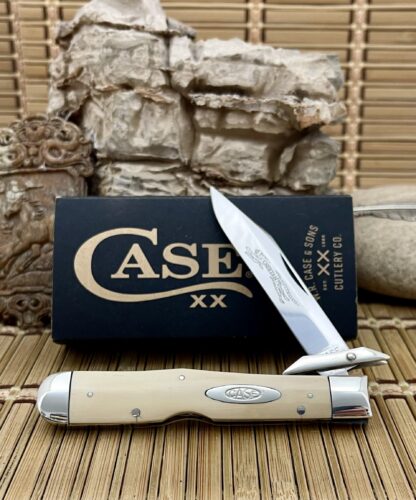 case mastodon fossil prototype cheetah pocket knife Wild Horse
