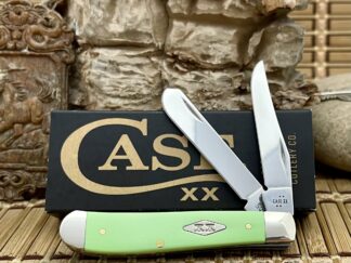 Stunning case xx smooth mint green mini trapper pocket knife