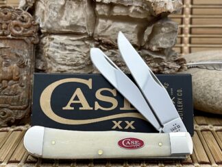 Stunning case xx smooth natural bone trapper pocket knife