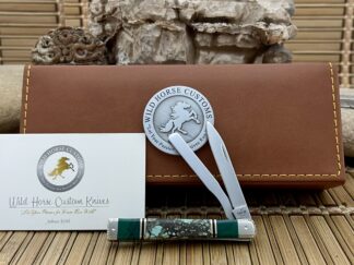 Exceptional case xx wild horse custom turquoise jade baby doc