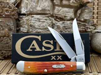 Refined case xx tequila sunrise bone 57531 mini trapper pocket knife