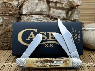 Artisan case xx 6.5 bone stag stockman pocket knife