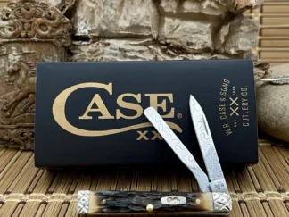 case xx peachseed amber bone baby doc pocket knife