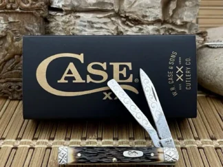 case xx peachseed amber bone baby doc pocket knife