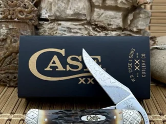 Refined case xx amber bone russlock pocket knife