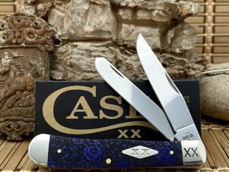 case violet roses trapper knife | Case XX 12498R
