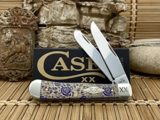 case gold roses trapper knife | Case XX