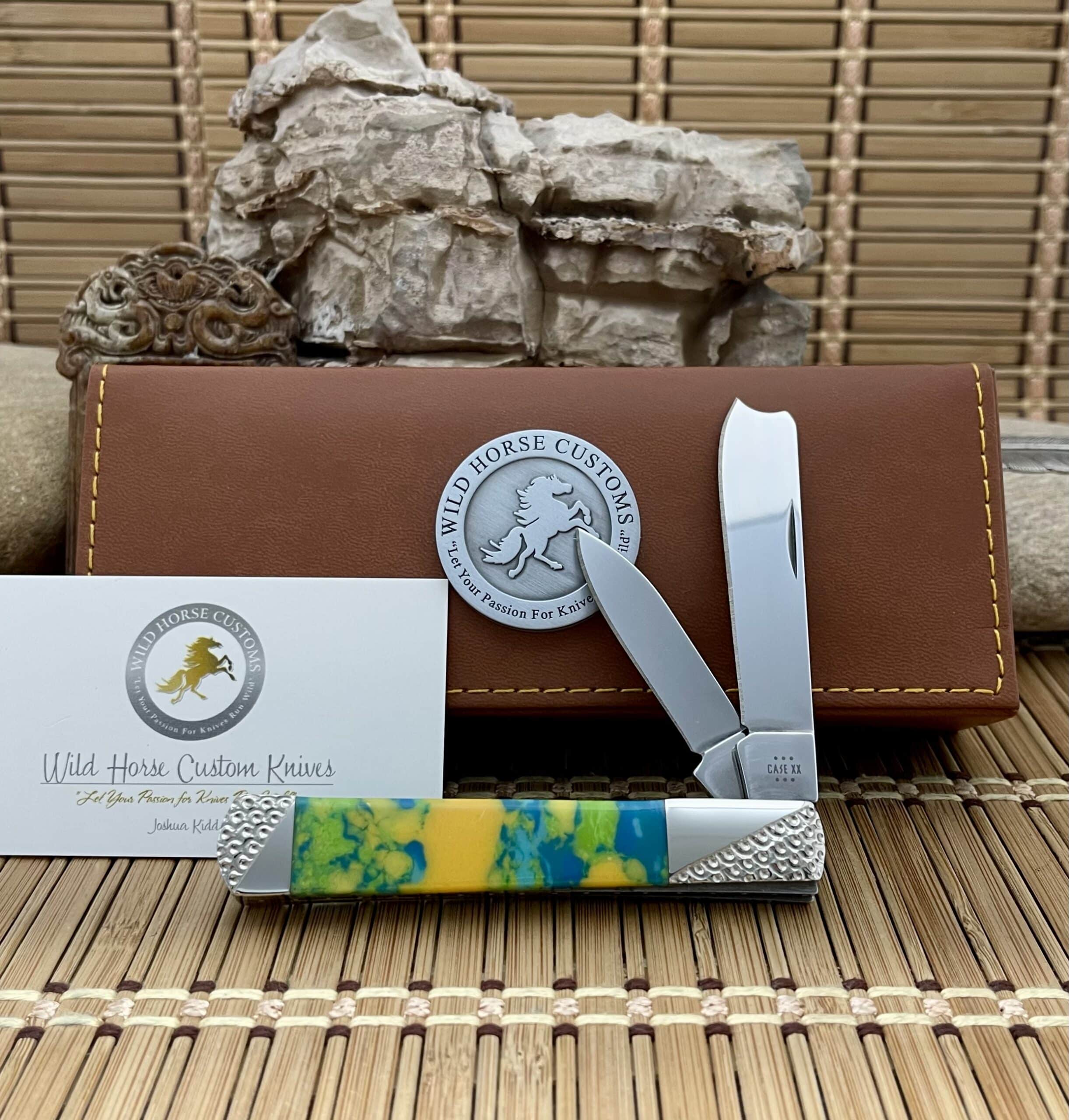 Case green jasper razor barlow | Case XX
