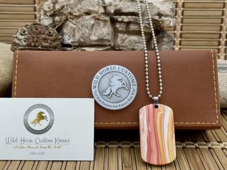 Conch shell dog tags | Pink Conch