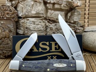 case blue curly oak stockman | Case XX