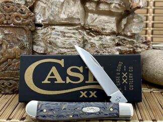 case blue curly oak mini trapper | Case XX