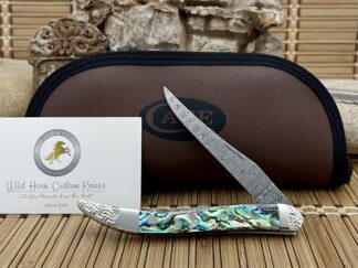 case abalone damascus toothpick | Case XX