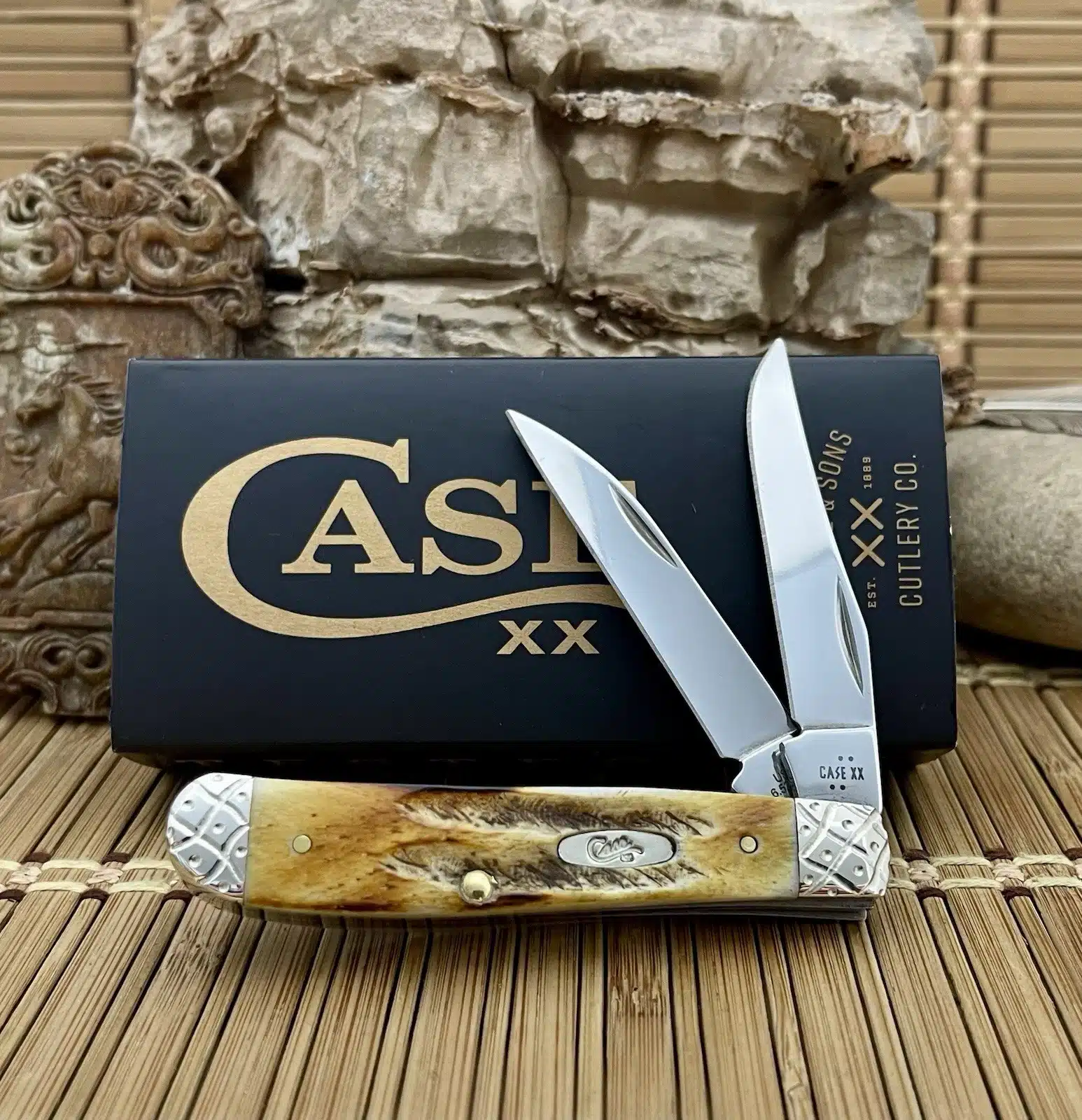 Case bone stag mini trapper | Case XX