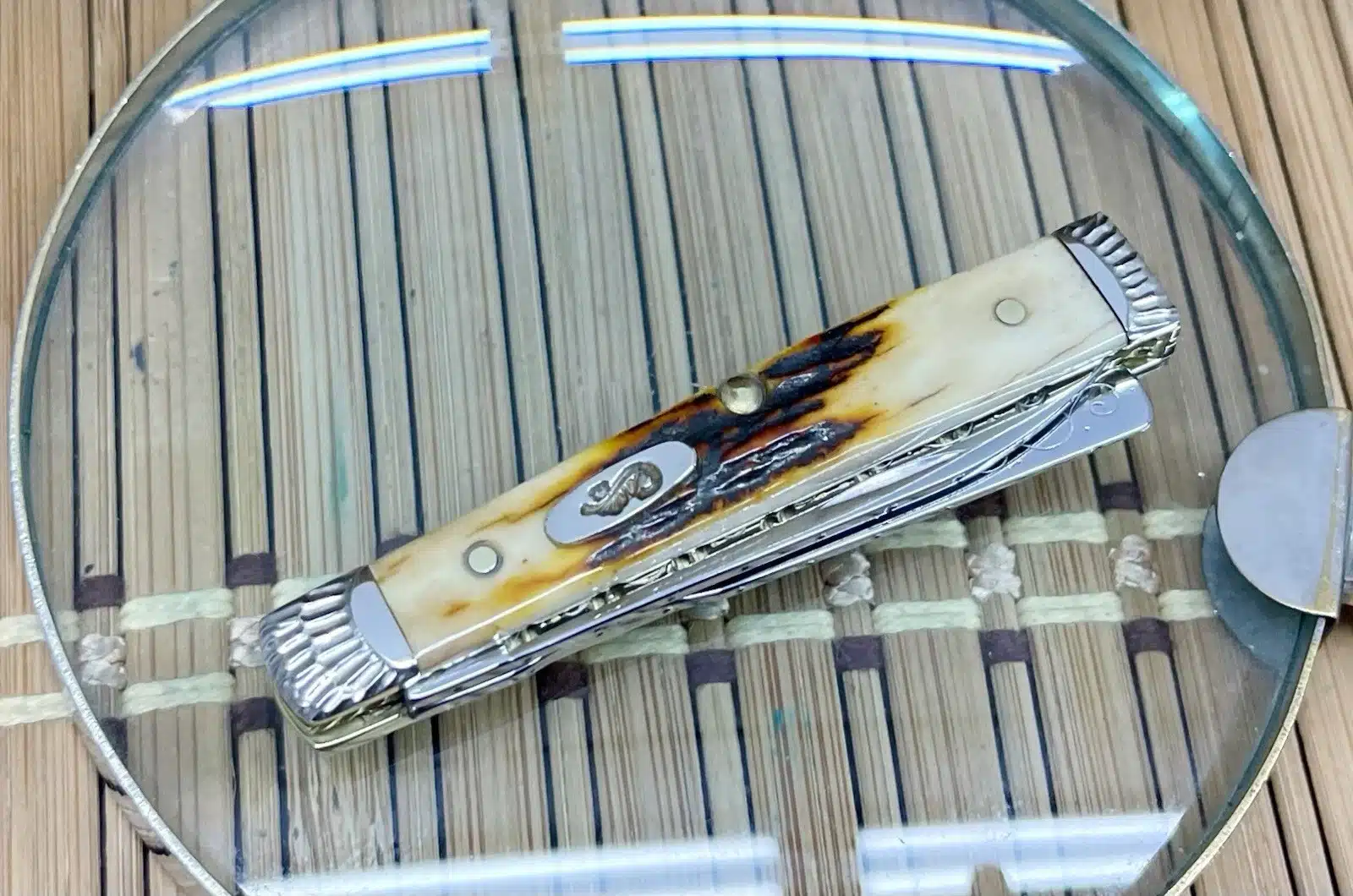 Case XX Custom Red Stag Engraved Baby Doc Doctors Pocket Knife #08 - Image 3