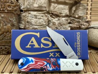 case red white blue burl barlow knife | Case XX