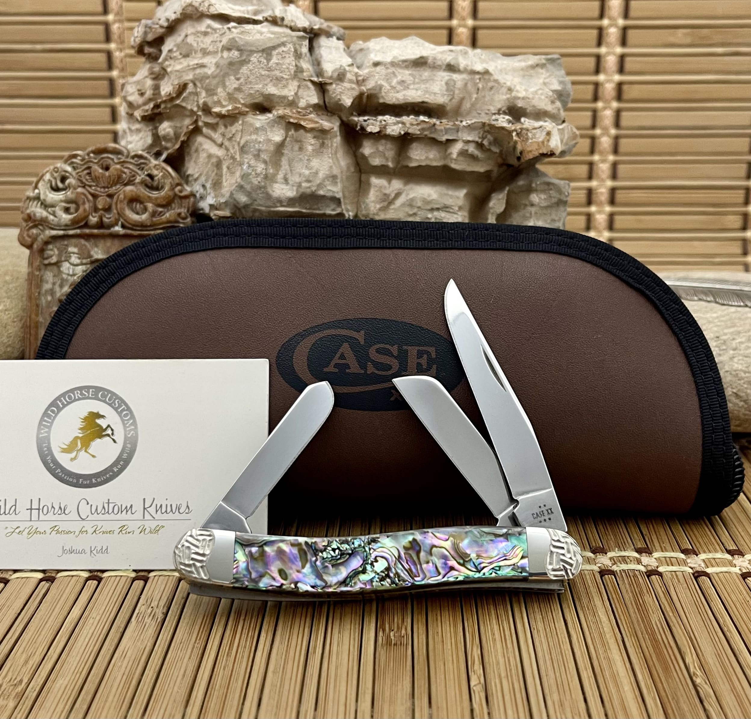 case green abalone stockman knife | Case XX