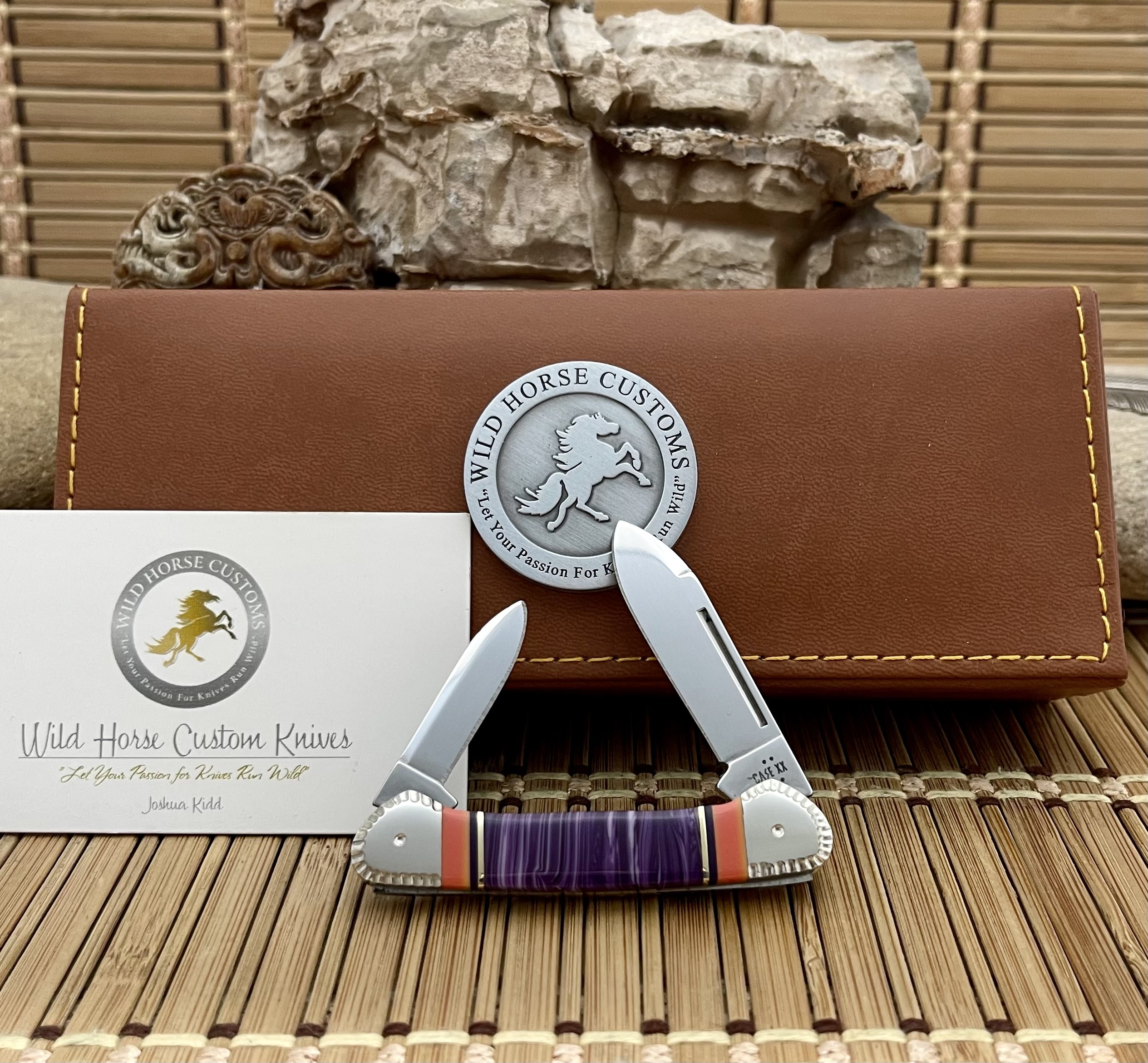 Case purple spiny coral butterbean knife | Case XX