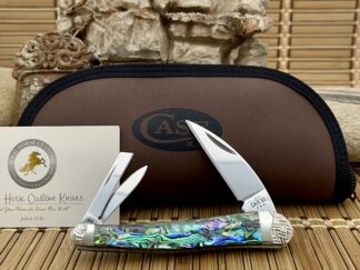 case paua abalone seahorse whittler knife | Case XX
