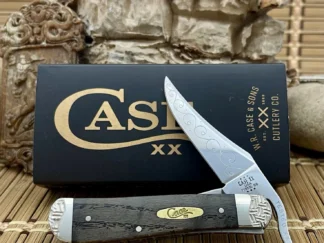 case black curly oak russlock knife | Case XX
