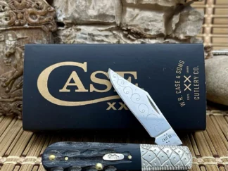 case buffalo horn barlow knife | Case XX