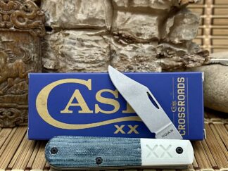 case xr barlow knife | Blue Denim Canvas S35VN