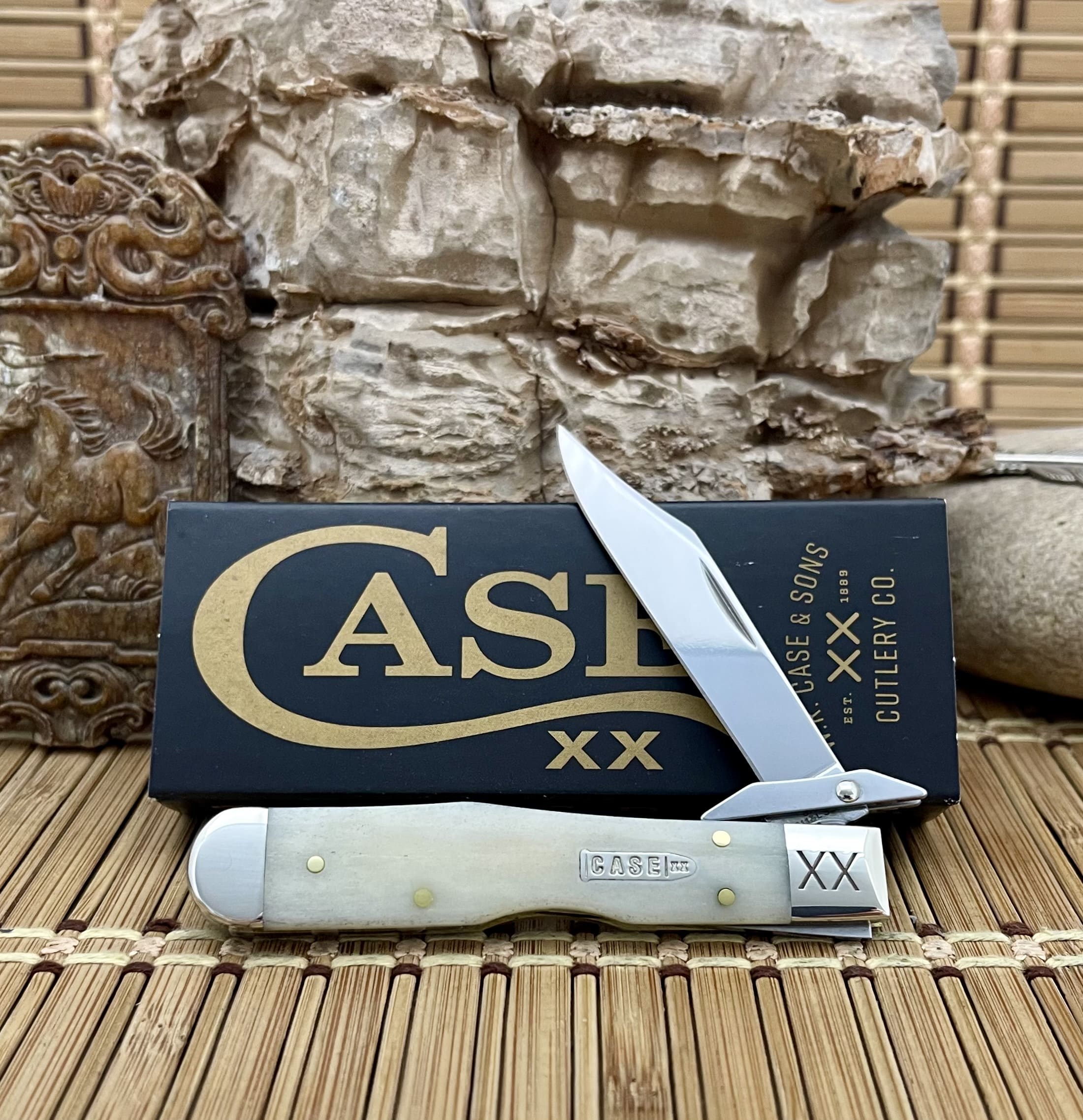 case natural bone cheetah cub knife | Case XX 2026