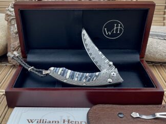 william henry mammoth tooth damascus knife | William Henry