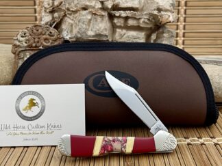 case red turquoise mini copperlock knife | Case XX