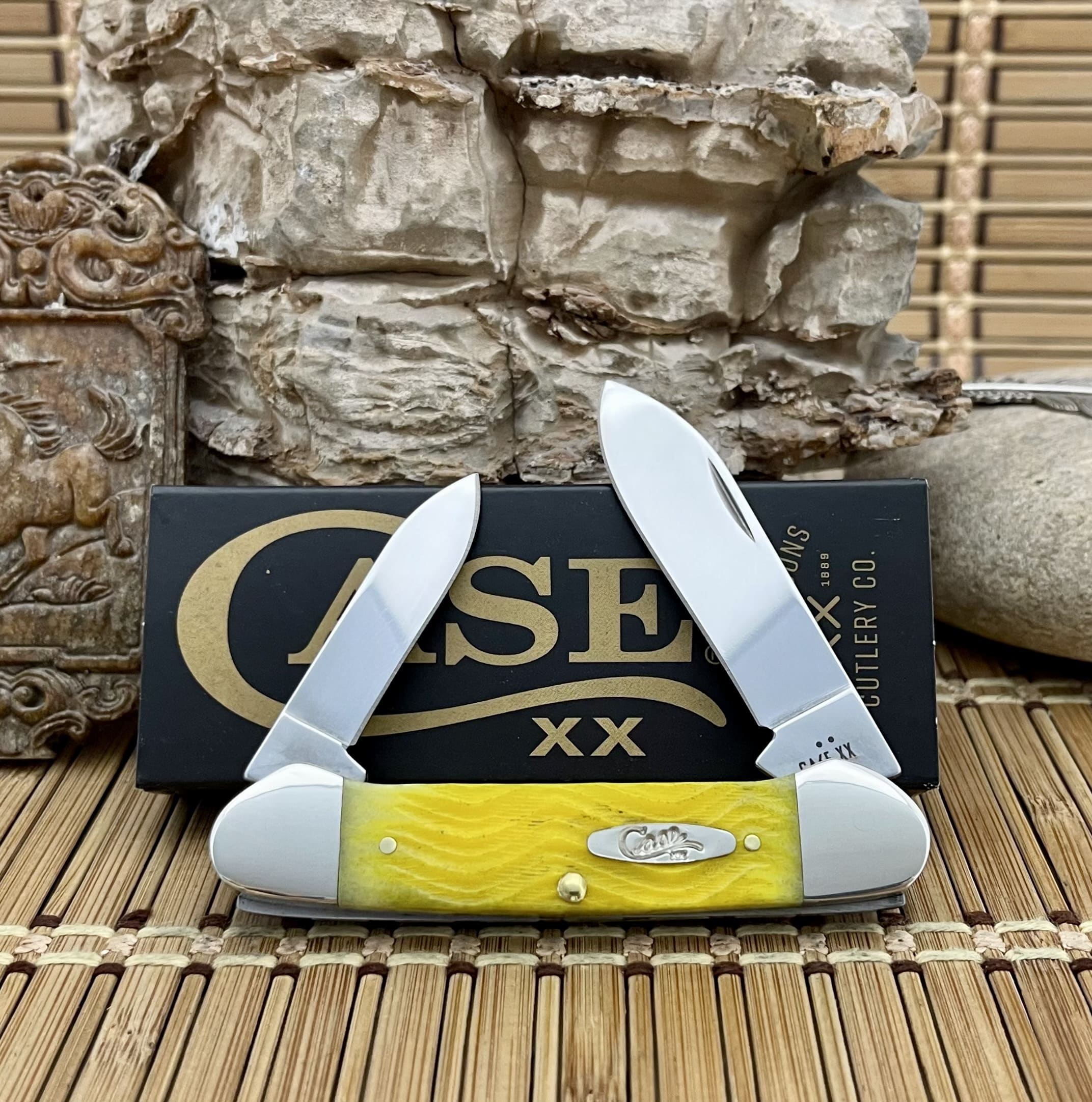 case yellow bone canoe knife | Case XX