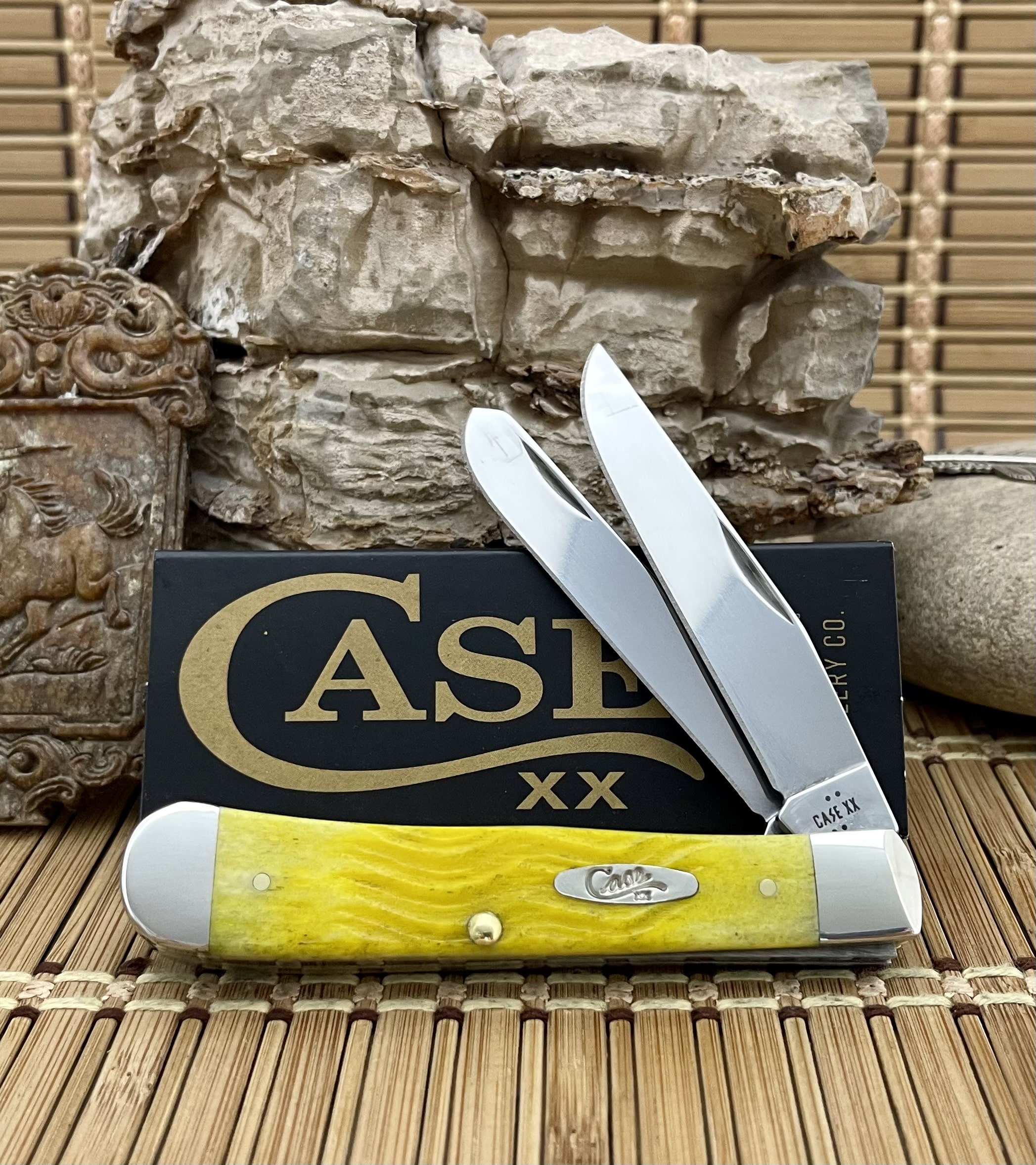 case yellow bone trapper knife | Case XX