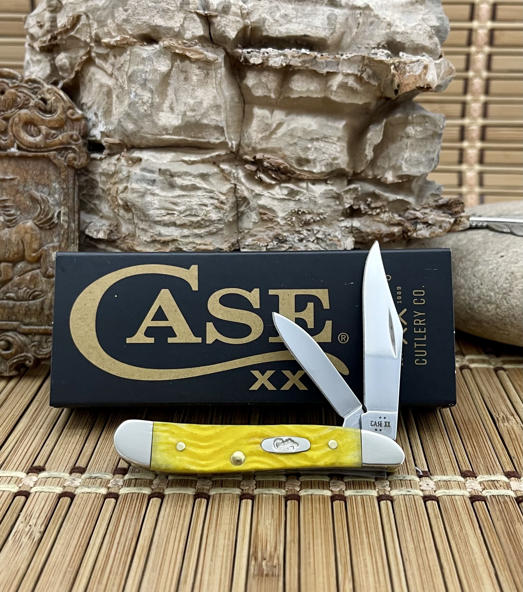 case yellow bone peanut knife | Case XX