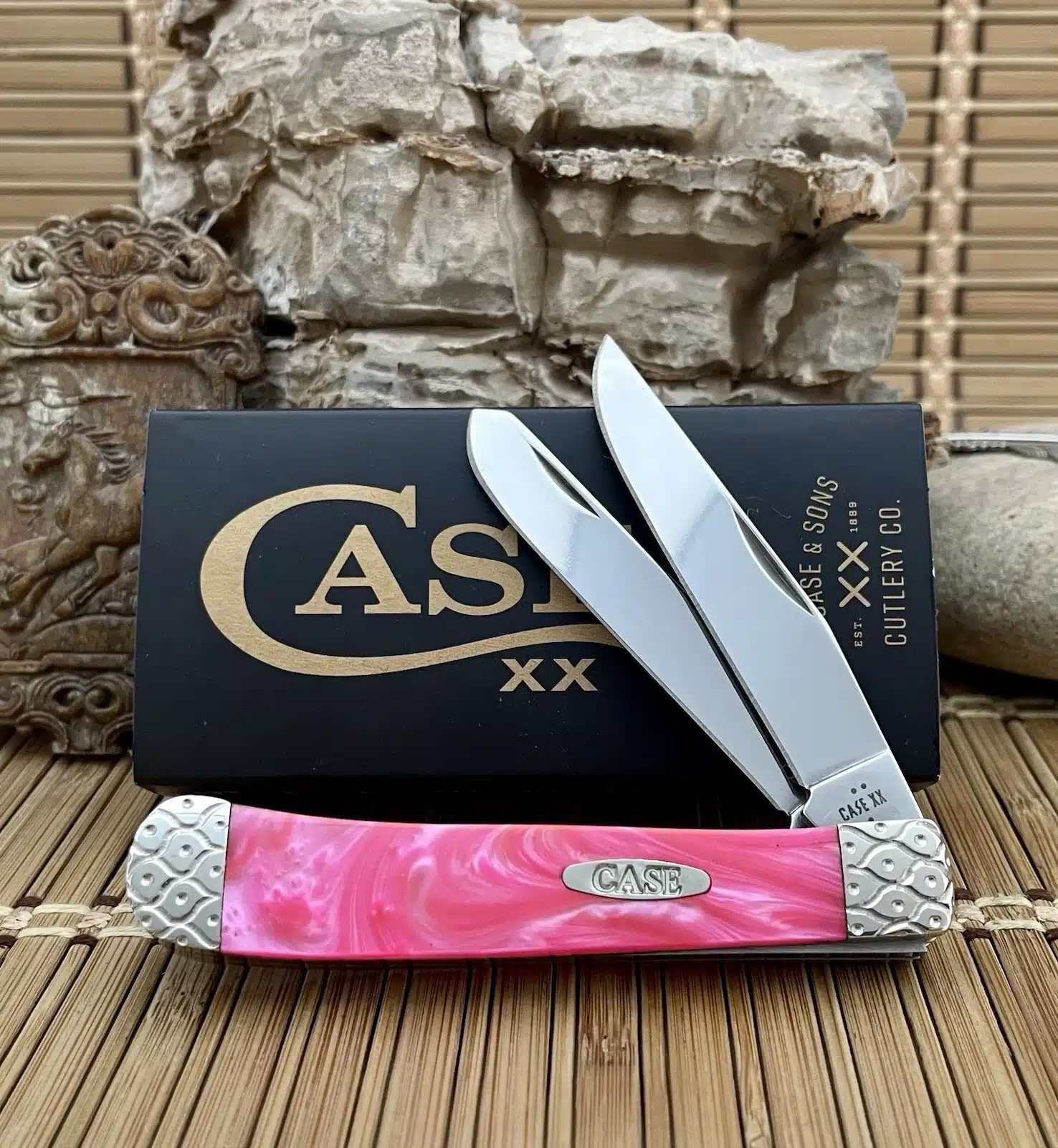 case pink salmon trapper knife | Case XX